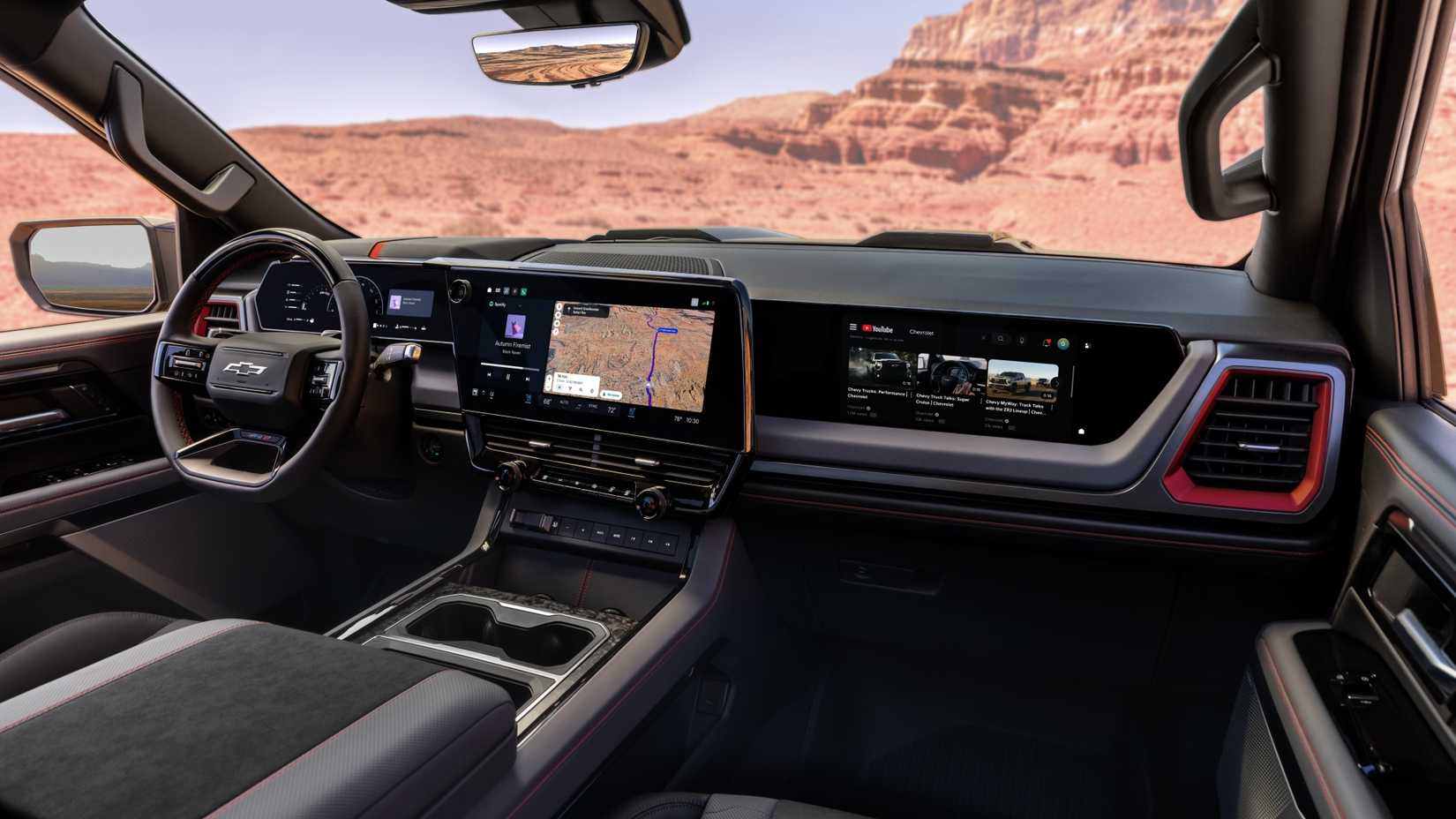 Interior do Chevrolet Silverado ZR2 2027