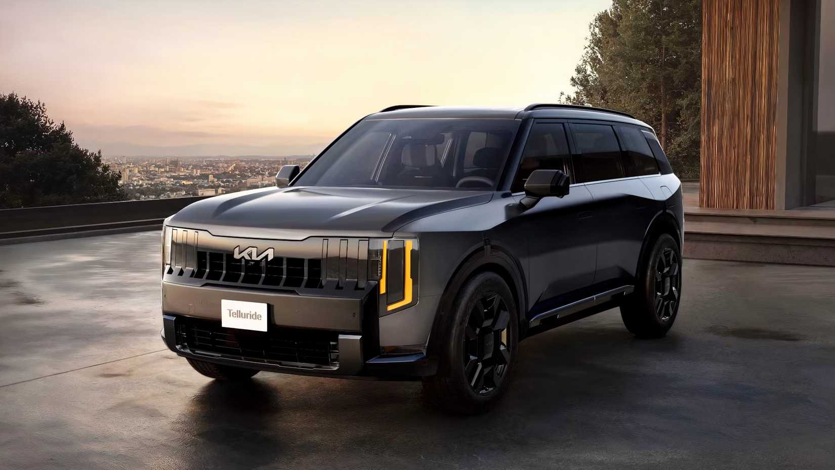 2027 Kia Telluride Hybrid Front 3/4