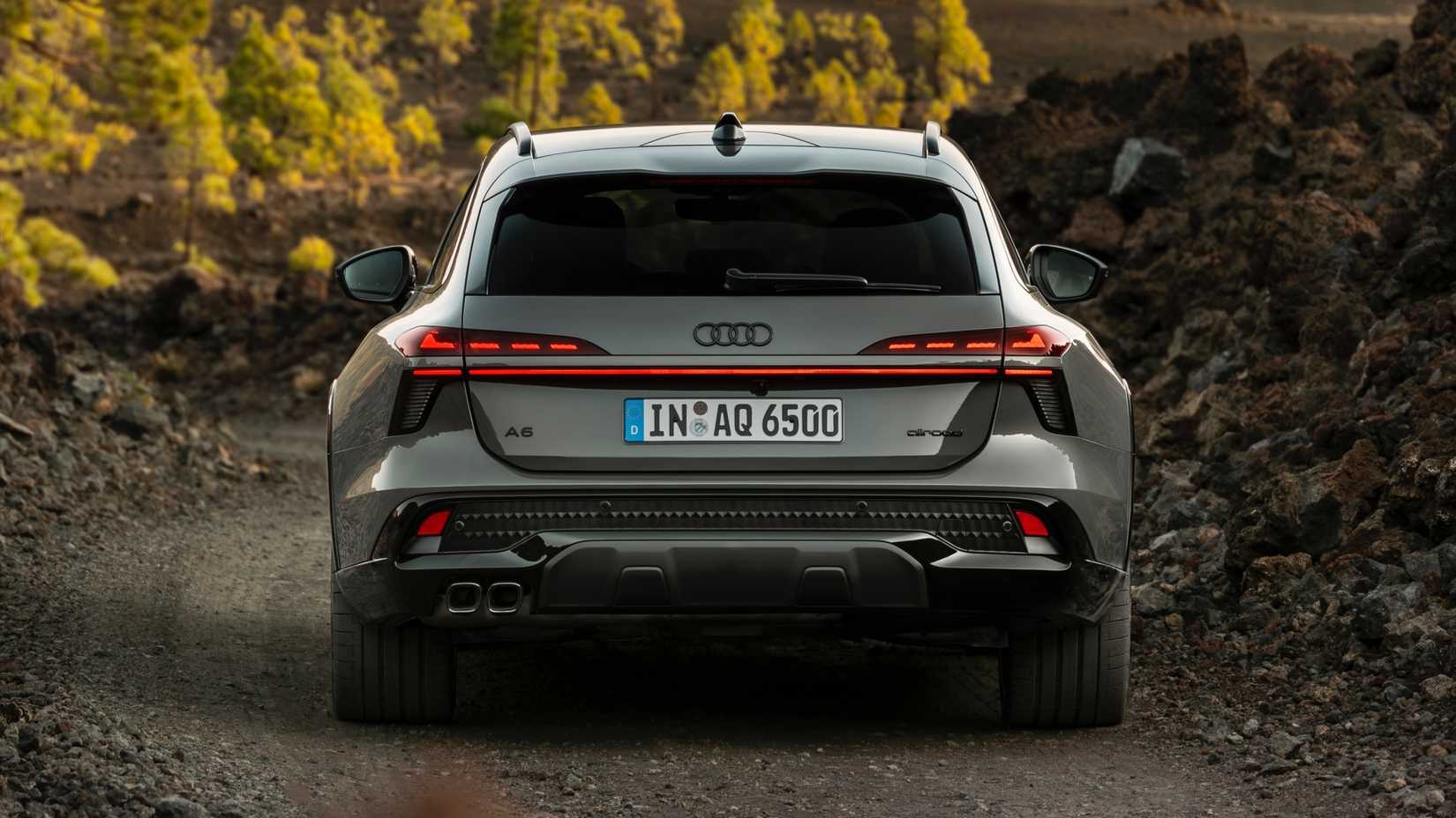 Imagem traseira do Audi A6 Allroad 2027