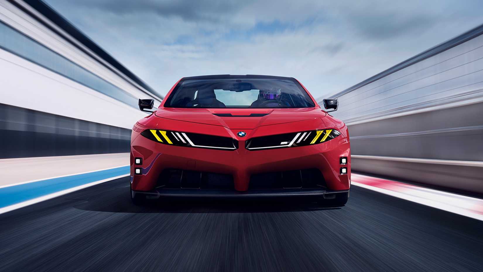 Imagem frontal do BMW Concept M Neue Klasse