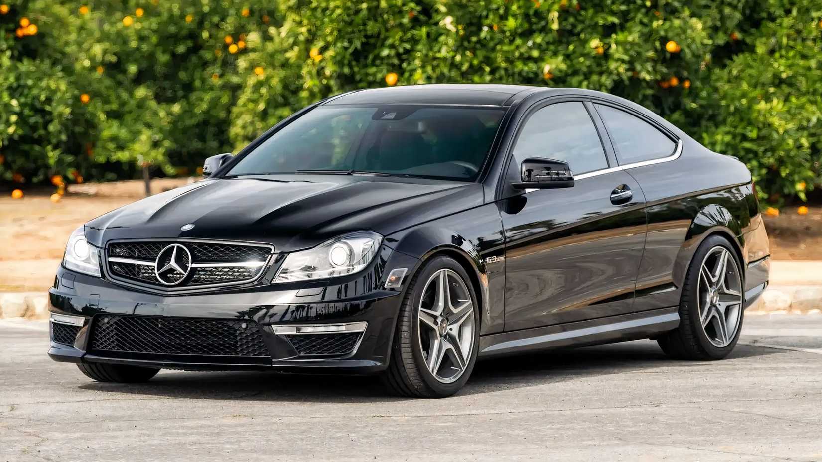 2012 Mercedes-Benz C63 AMG Coupe Front Shot