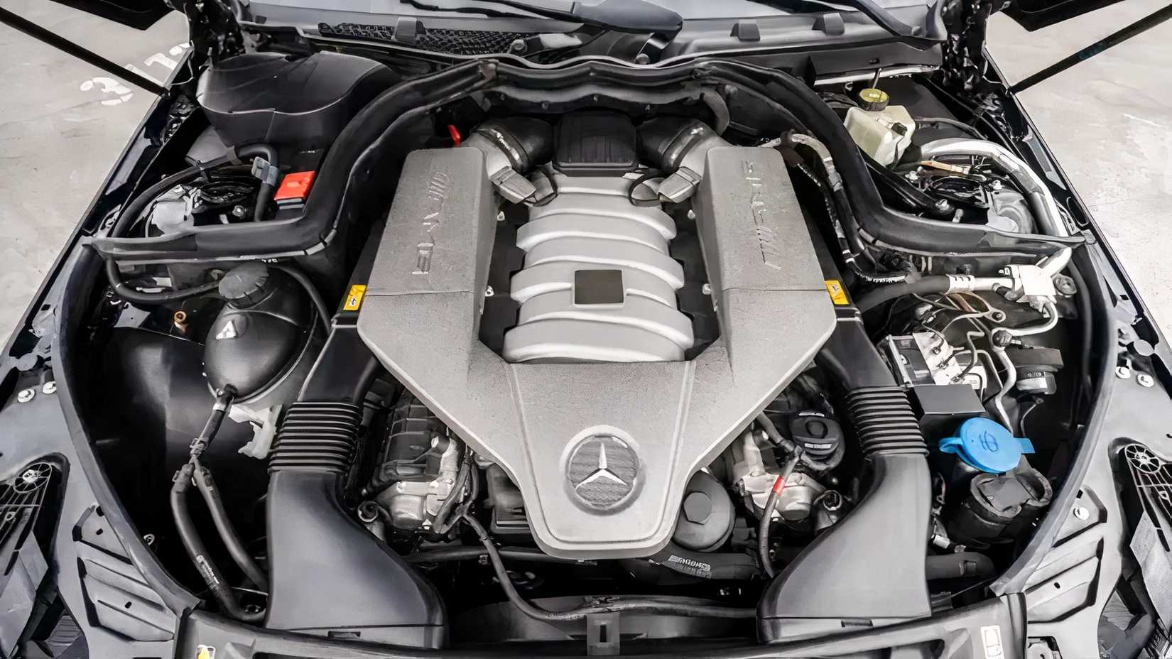2012 Mercedes-Benz C63 AMG Coupe Engine Bay