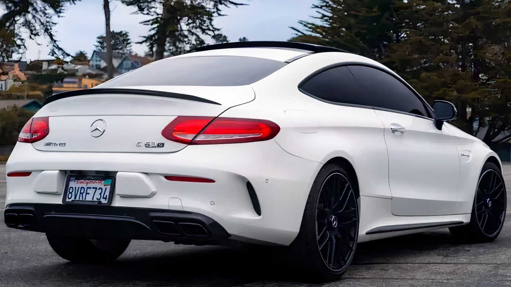 2018 Mercedes-AMG C63 S Coupe Rear Shot 