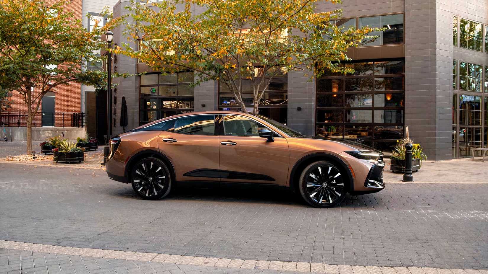 Gold 2026 Toyota Crown Side View