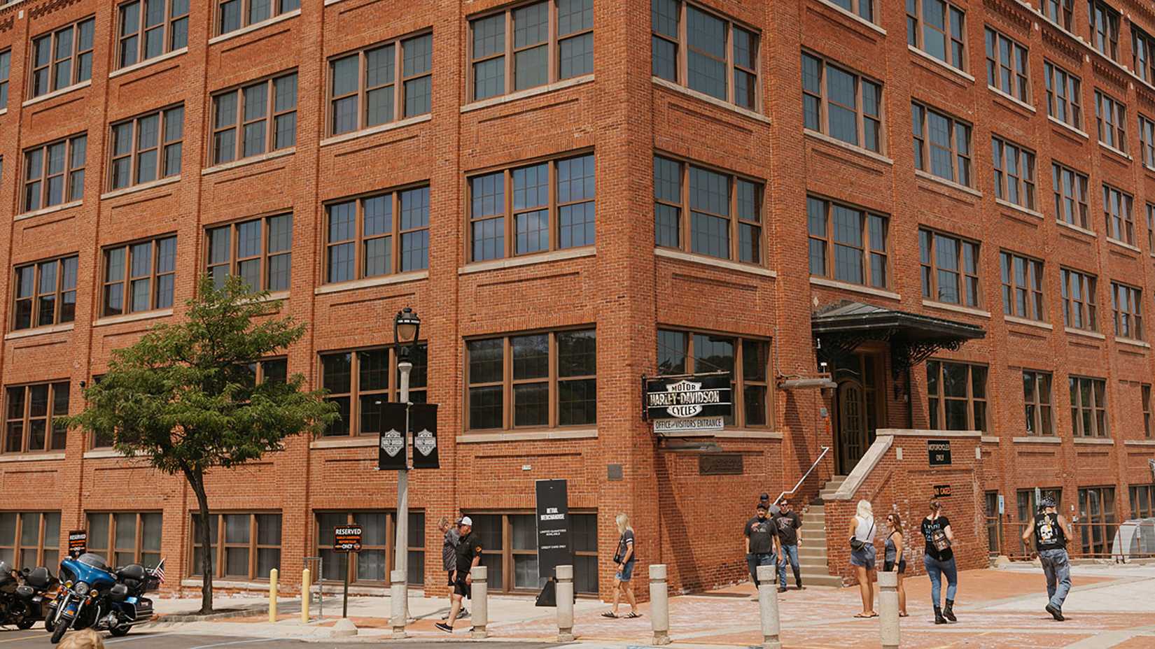 Harley-Davidson 3700 Building original factory and corporate office reception