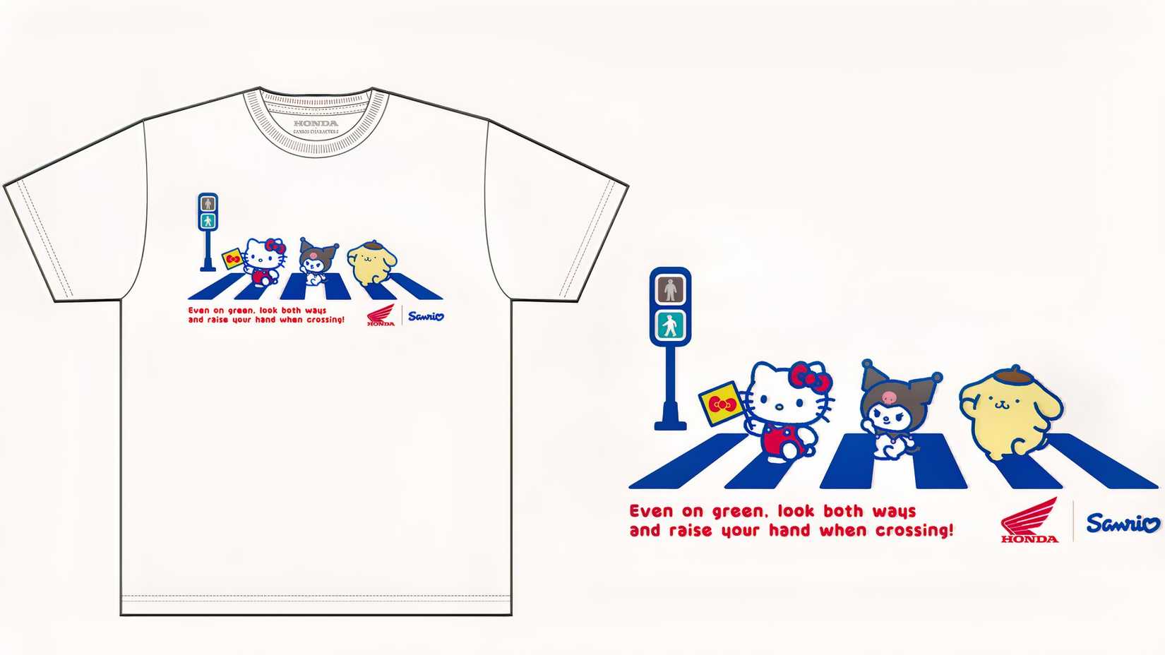 Camiseta Honda Smile Rider Project para segurança rodoviária infantil