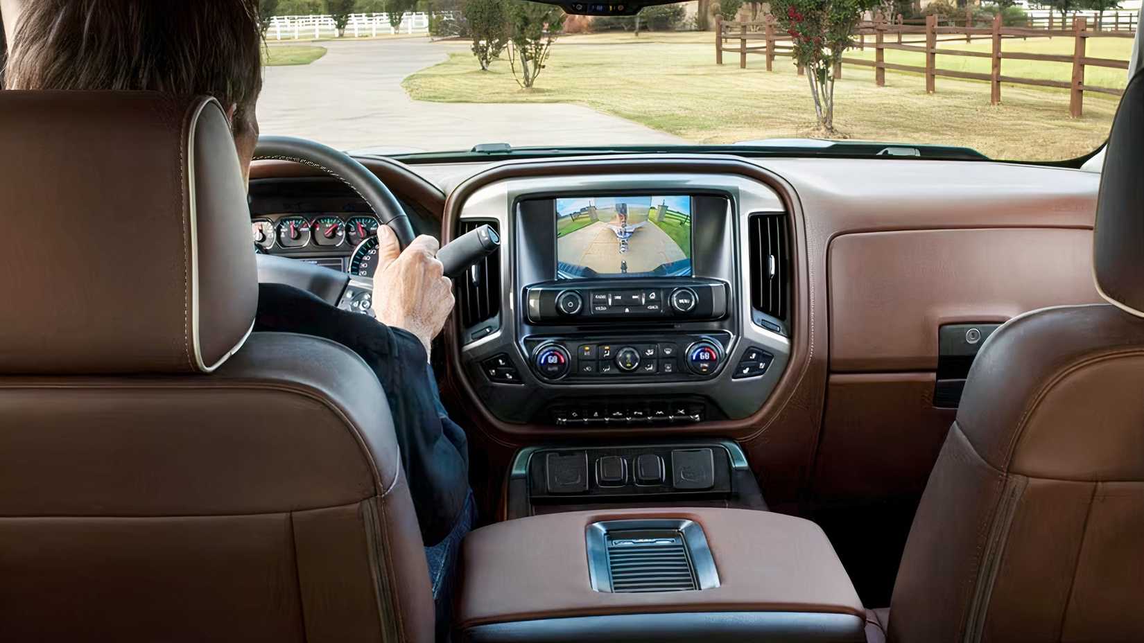 2018 Chevrolet Silverado 1500 interior showing front cabin