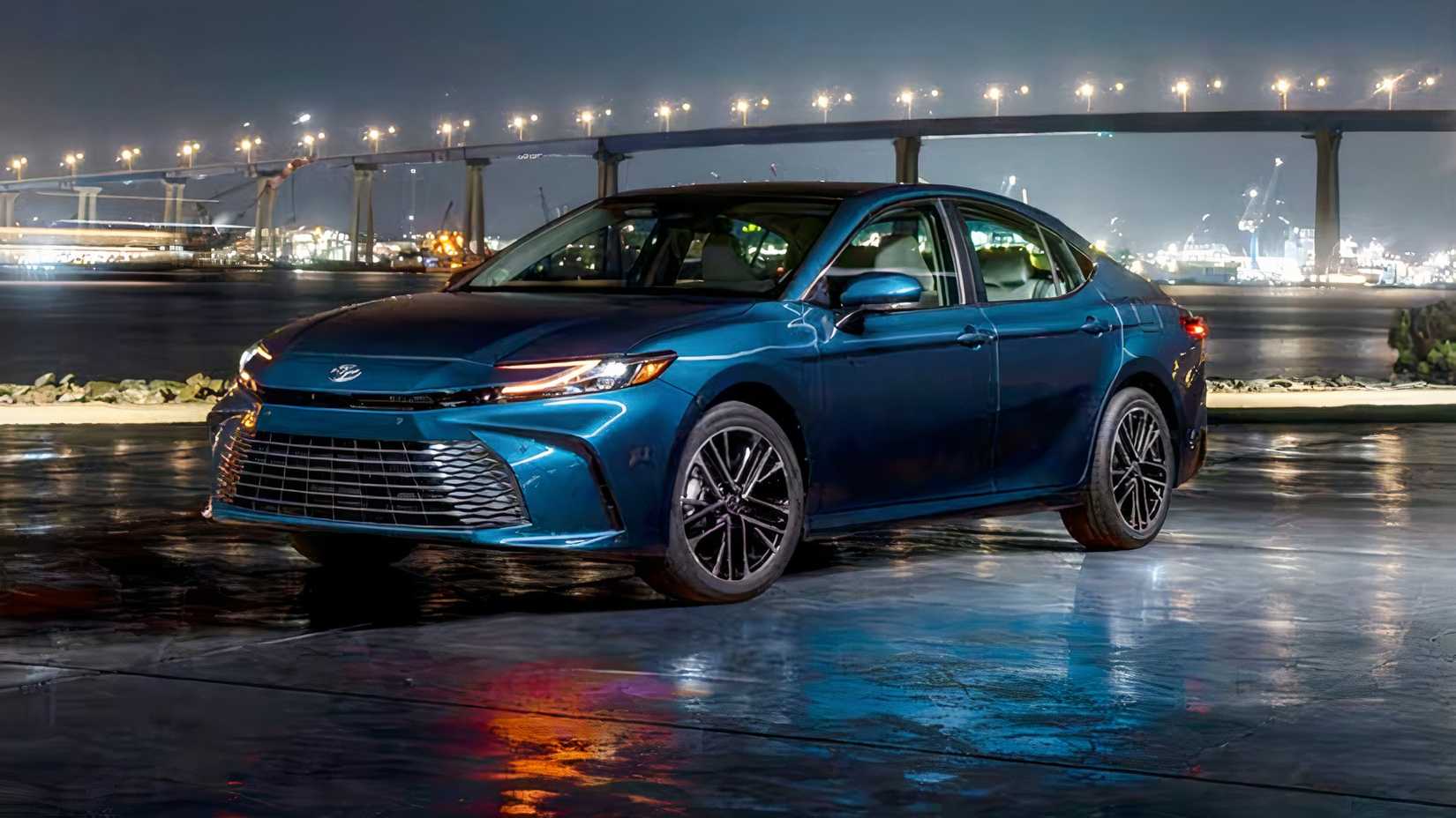 2026 Toyota Camry front 3/4 shot parked