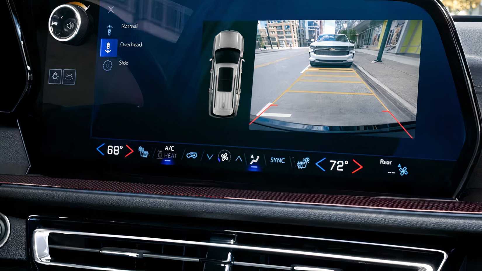 Close-up shot of 2026 Chevrolet Traverse touchscreen