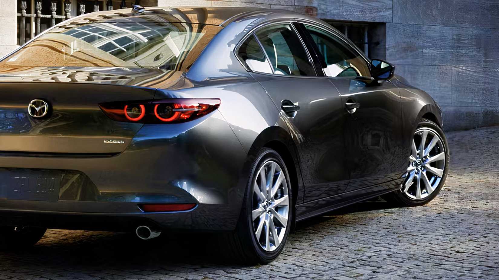 Shot of  2026 Mazda3 Sedan rear end