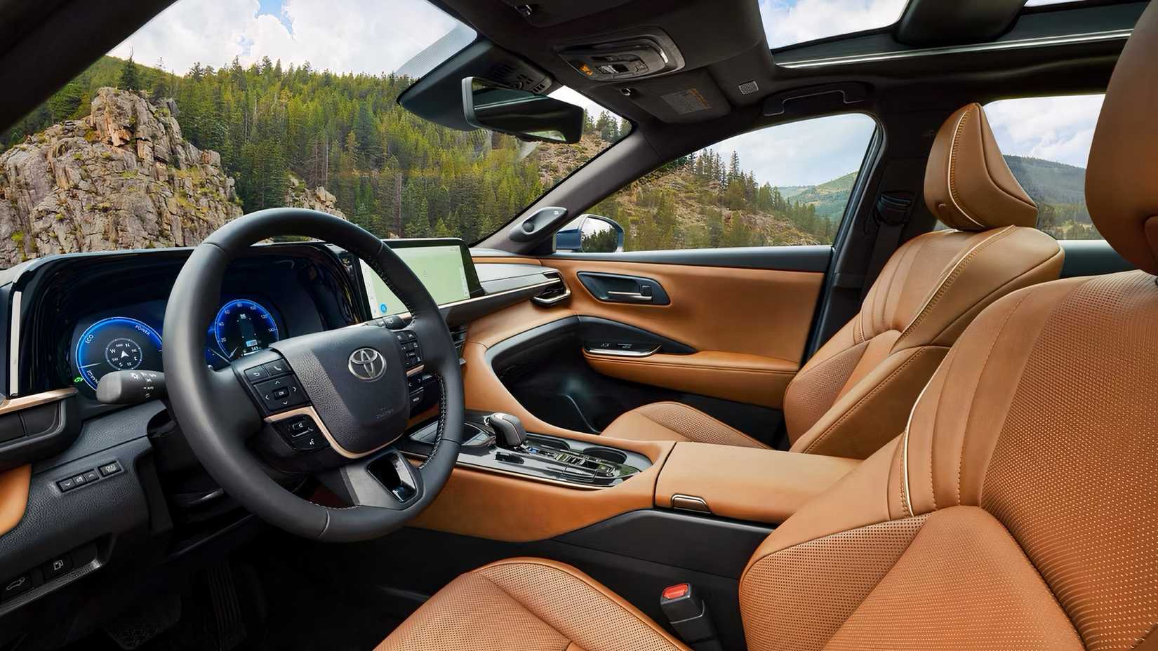 2026 Toyota Crown Signia interior showing front cabin