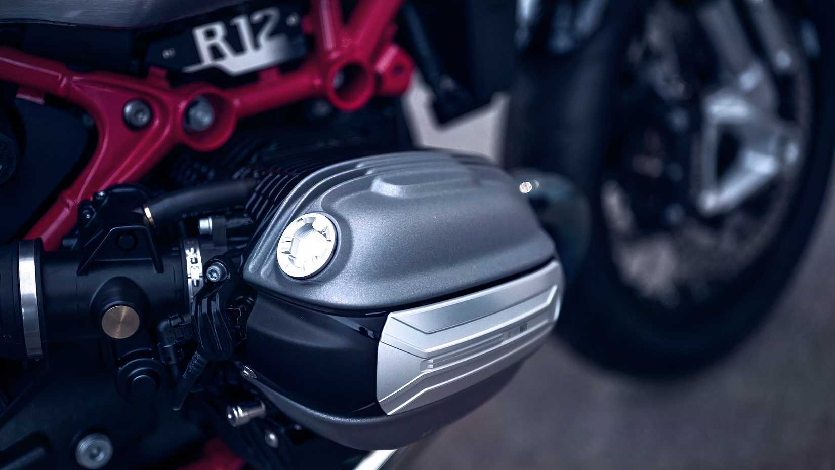 BMW R12 Ninety Boxer Engine Closeup 