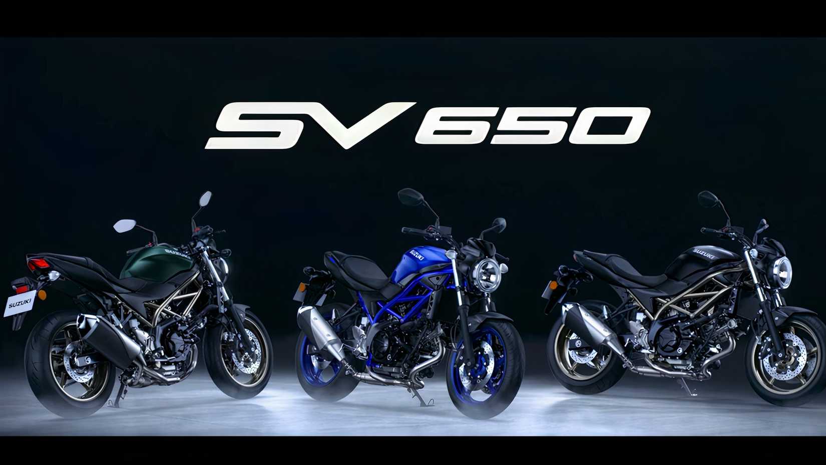 Color shades on offer with the latest Suzuki SV650