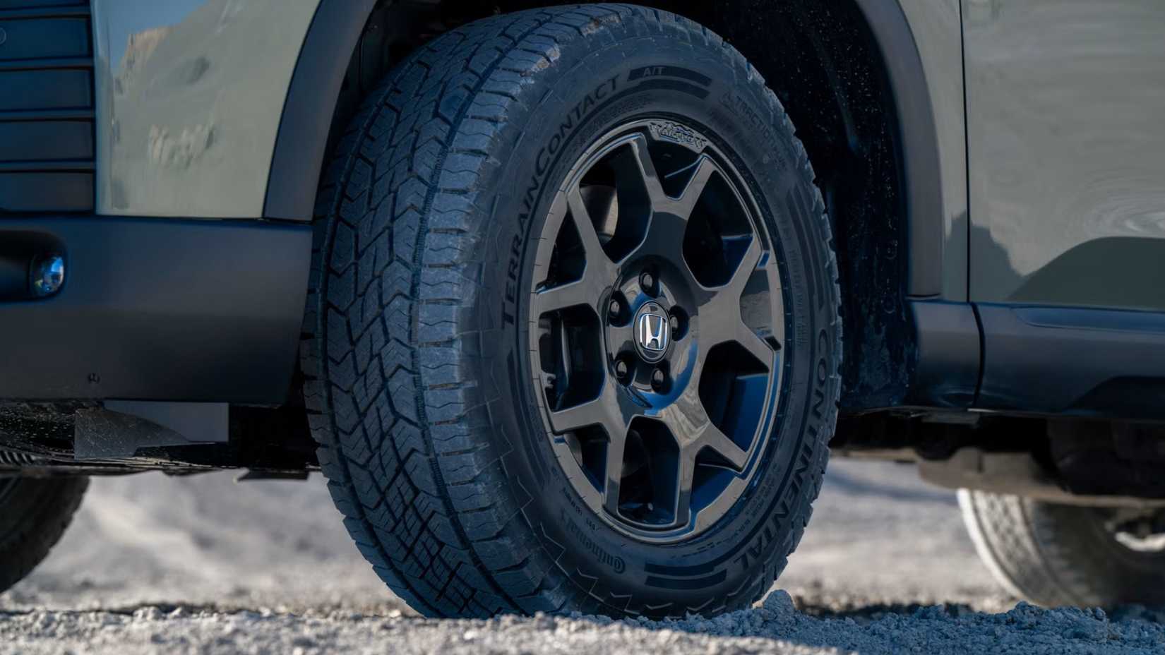 Close da roda Honda Pilot 2026