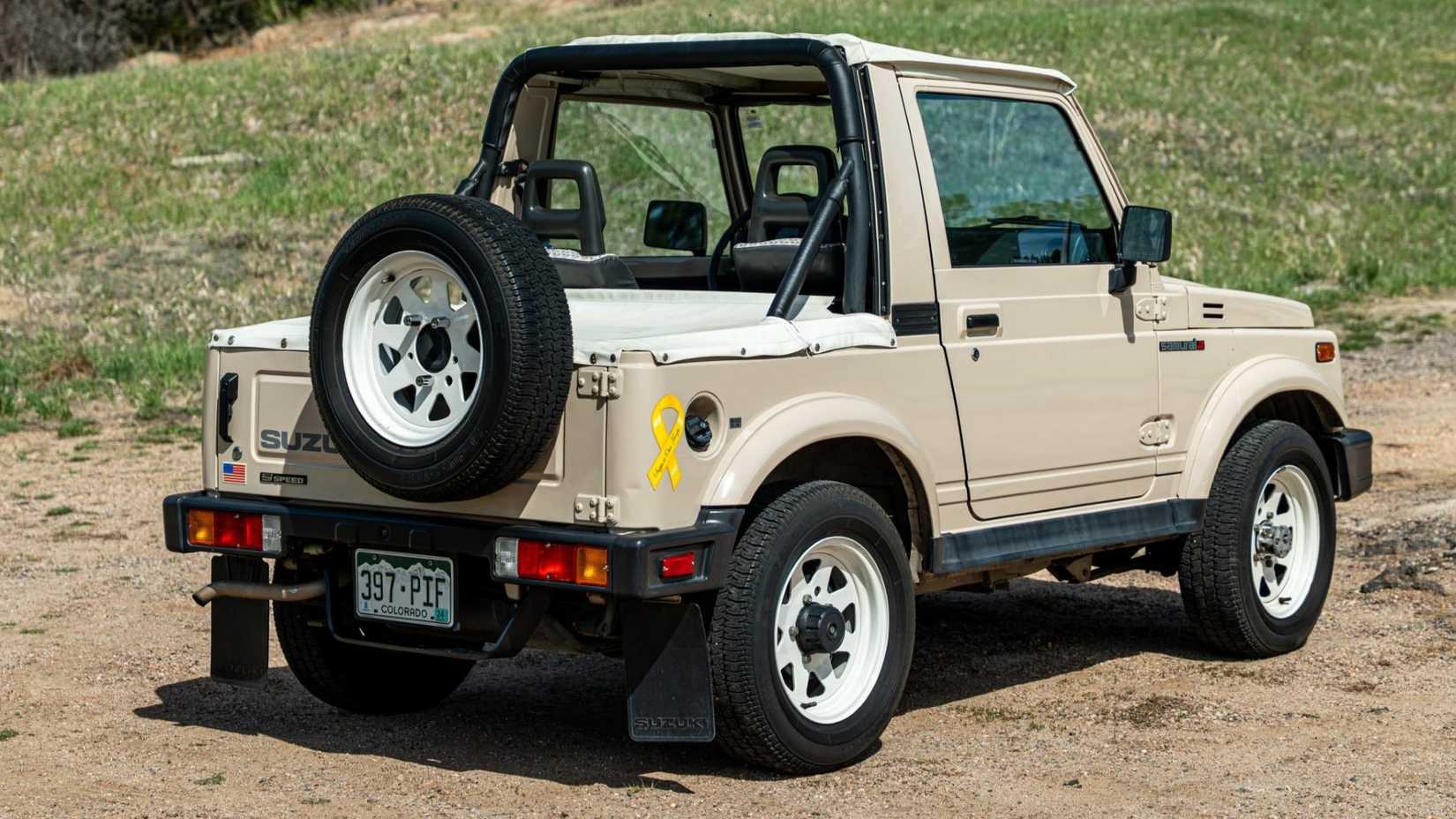 1987 Suzuki Samurai rear-quarter