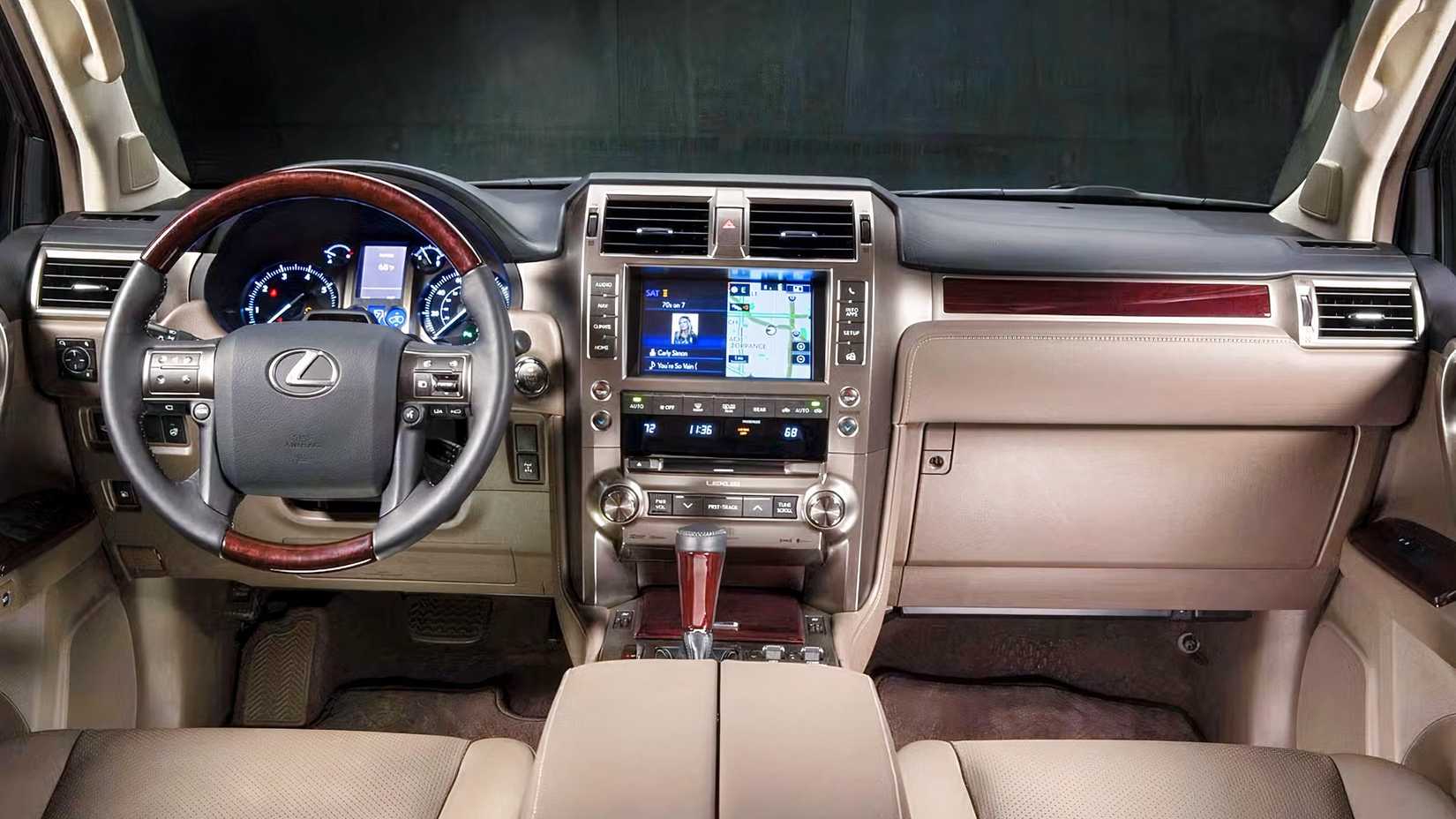 2017 Lexus GX 460 interior shot showing Dashboard
