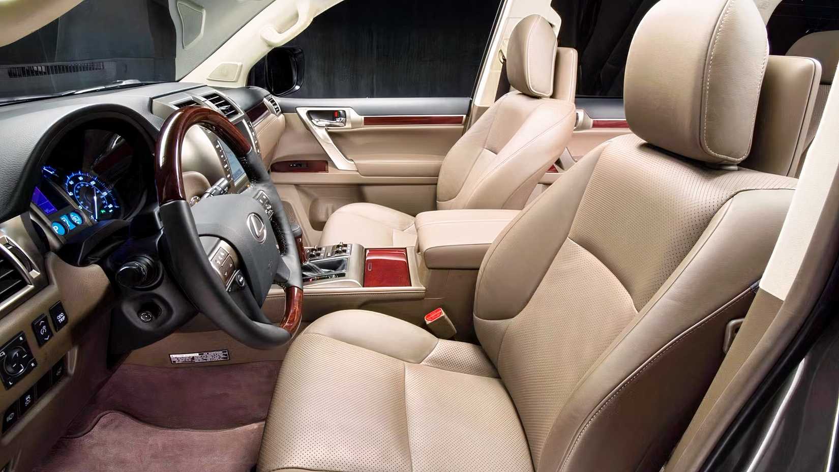 2017 Lexus GX 460 interior shot showing Front Seats