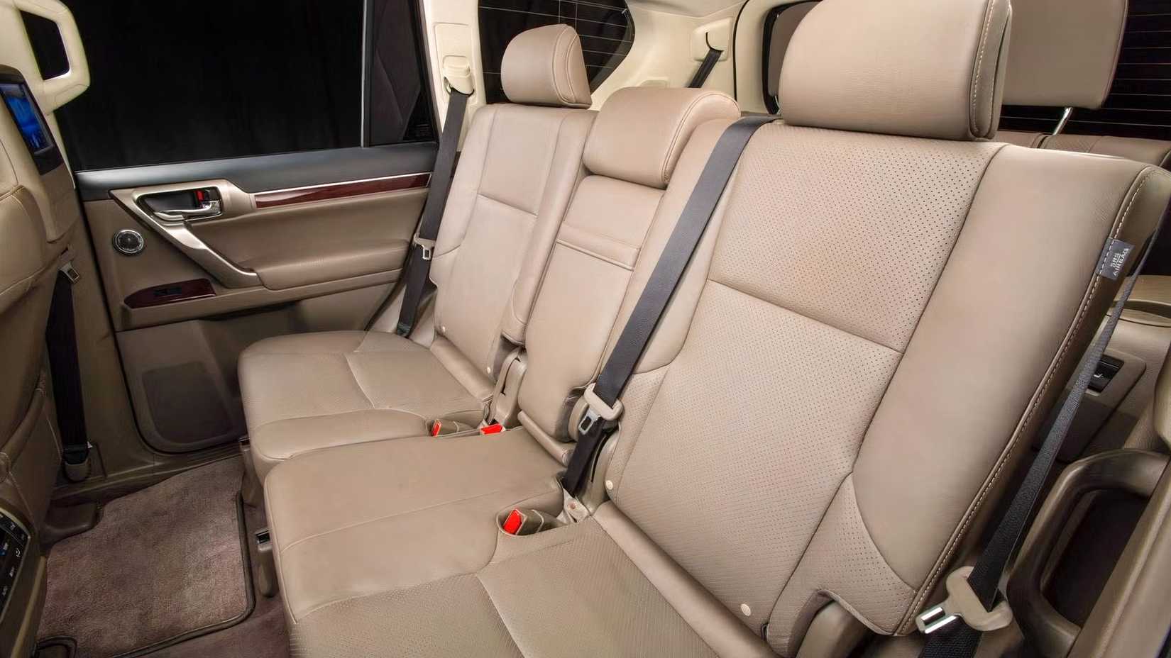 2017 Lexus GX 460 interior shot showing Rear Seats