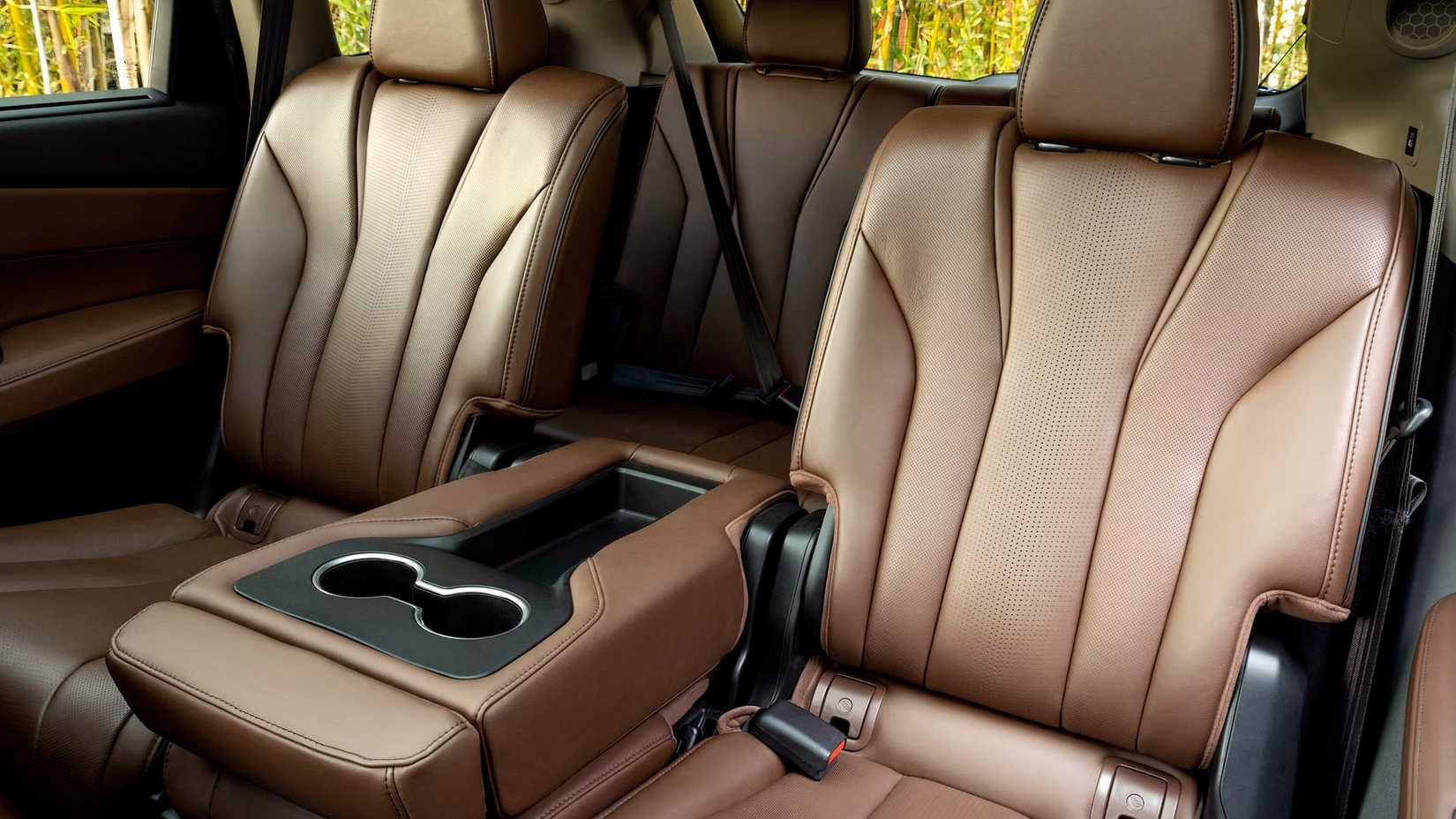 Rear seats visible in 2022 Acura MDX interior shot
