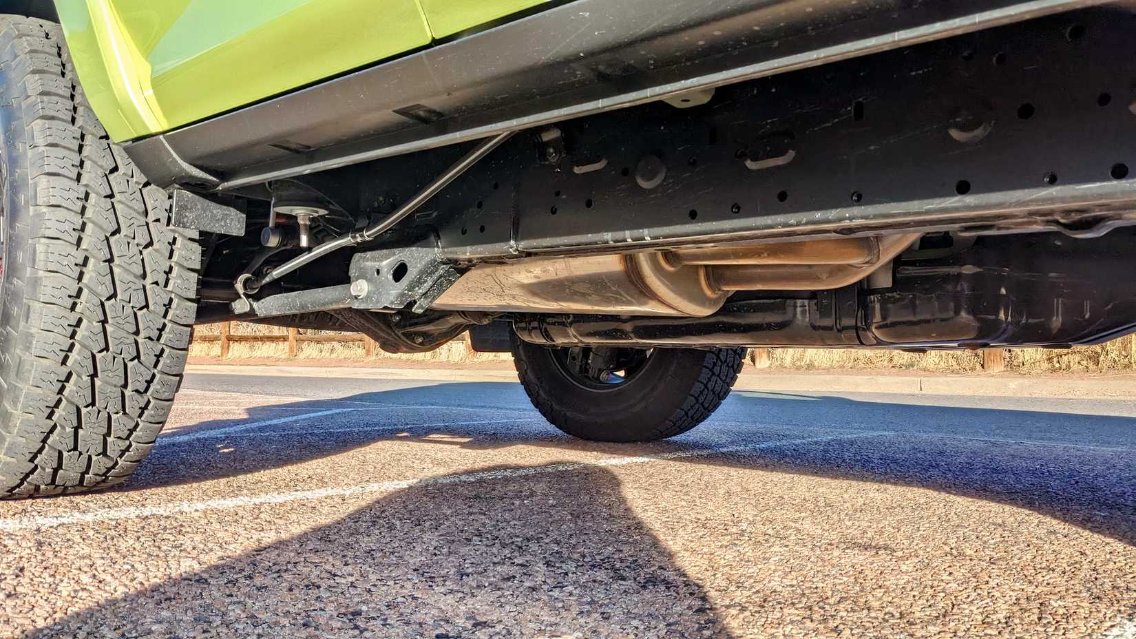 2023 Toyota 4Runner close-up shot of the Frame and Undercarriage