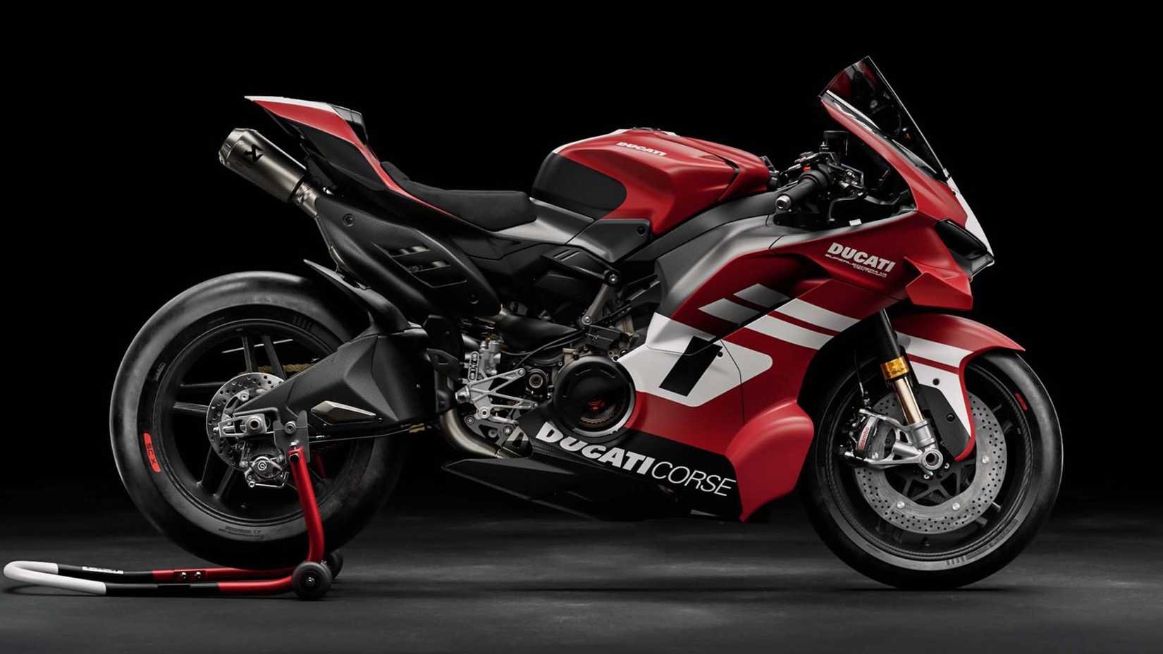 2026 Ducati Panigale V4 Superleggera Centenario Side View In A Studio