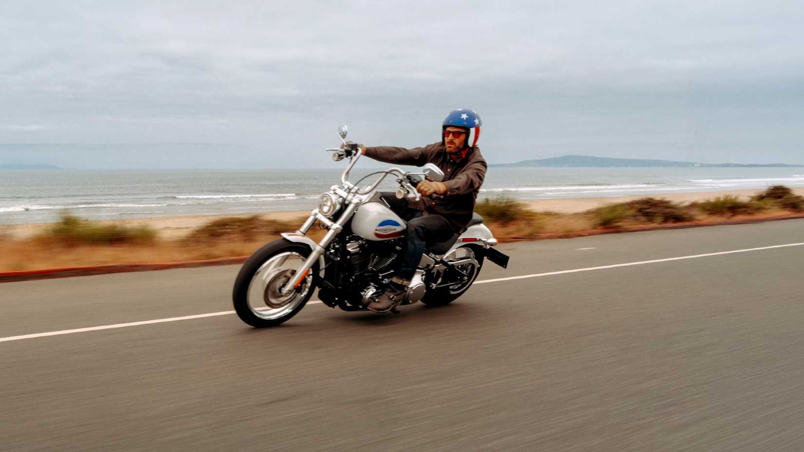The 2026 Harley-Davidson Super Glide takes a ride down the coast