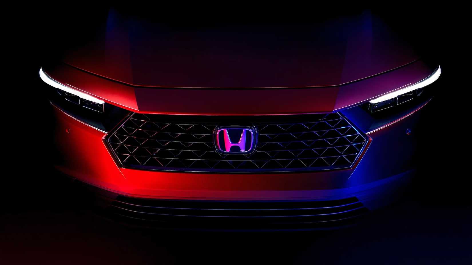 Close da grade dianteira do Honda Accord 2026