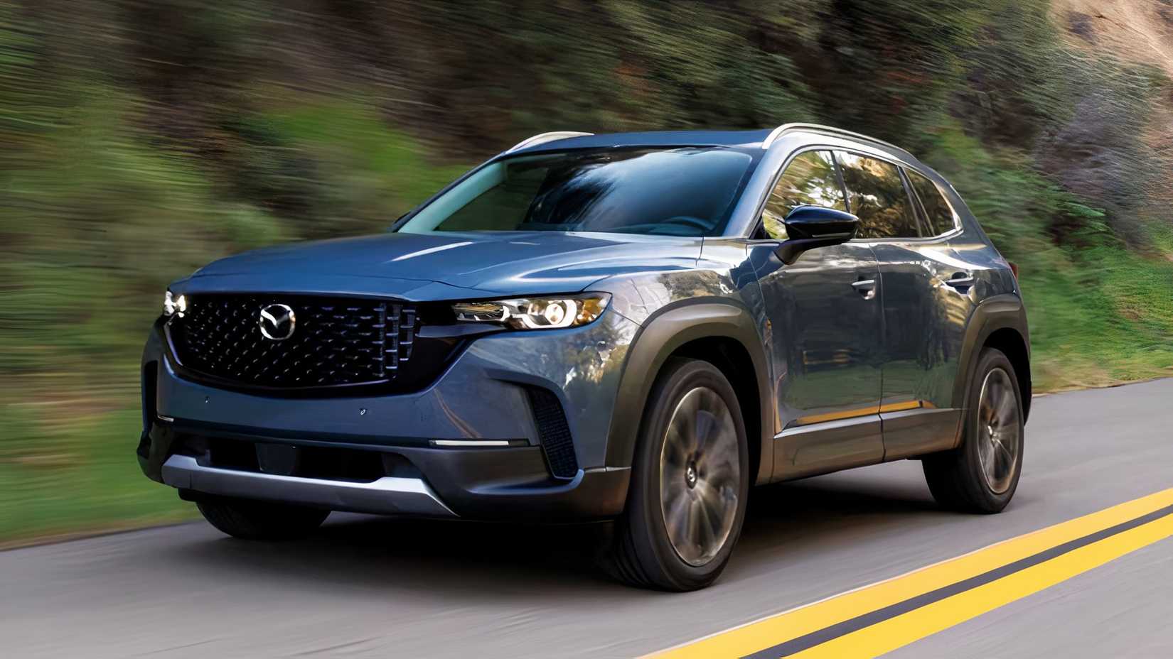 2026 Mazda CX-50 front 3/4 Driving Shot