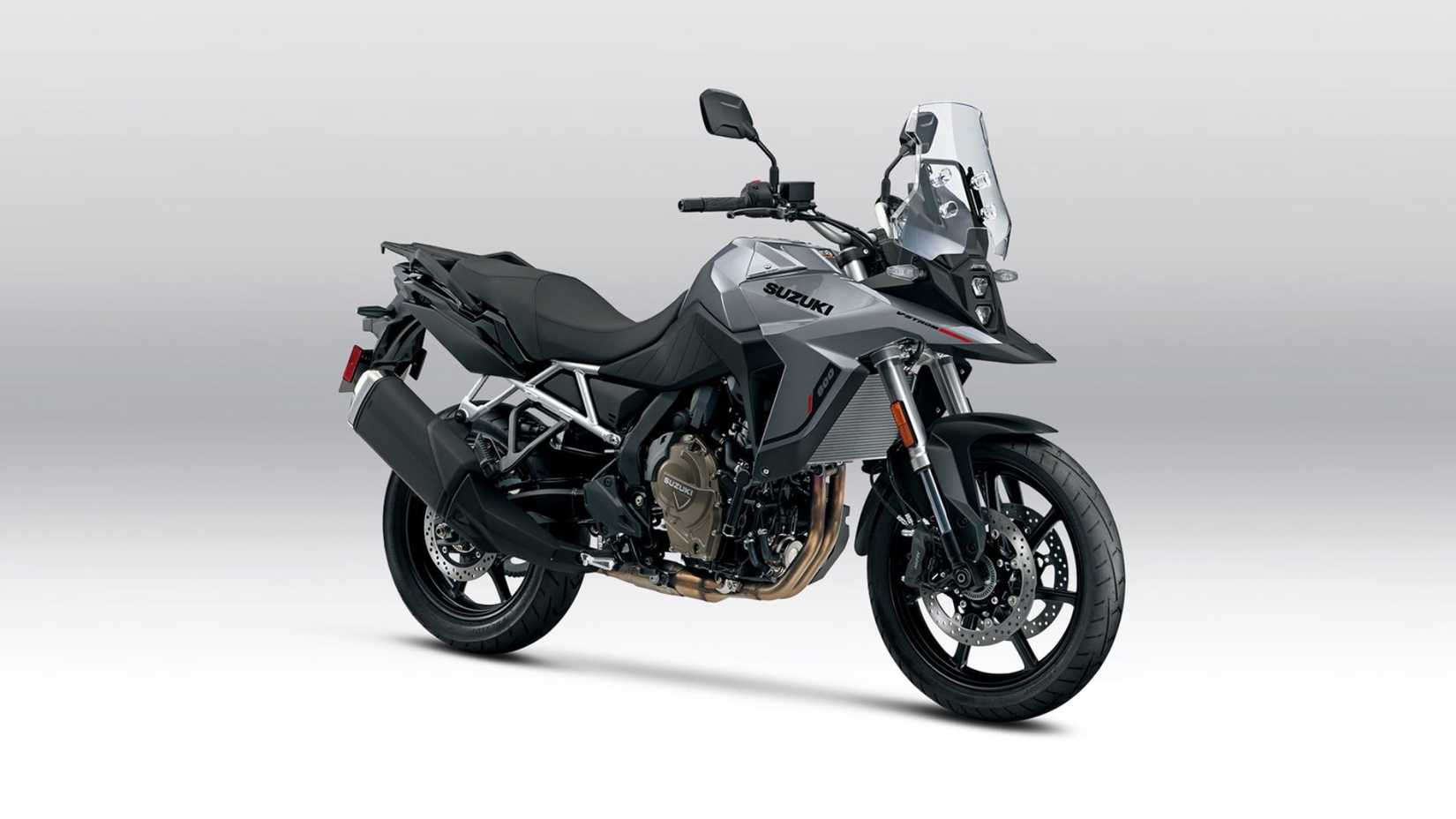 Front angle view studio shot of the 2026 Suzuki V-Strom 800