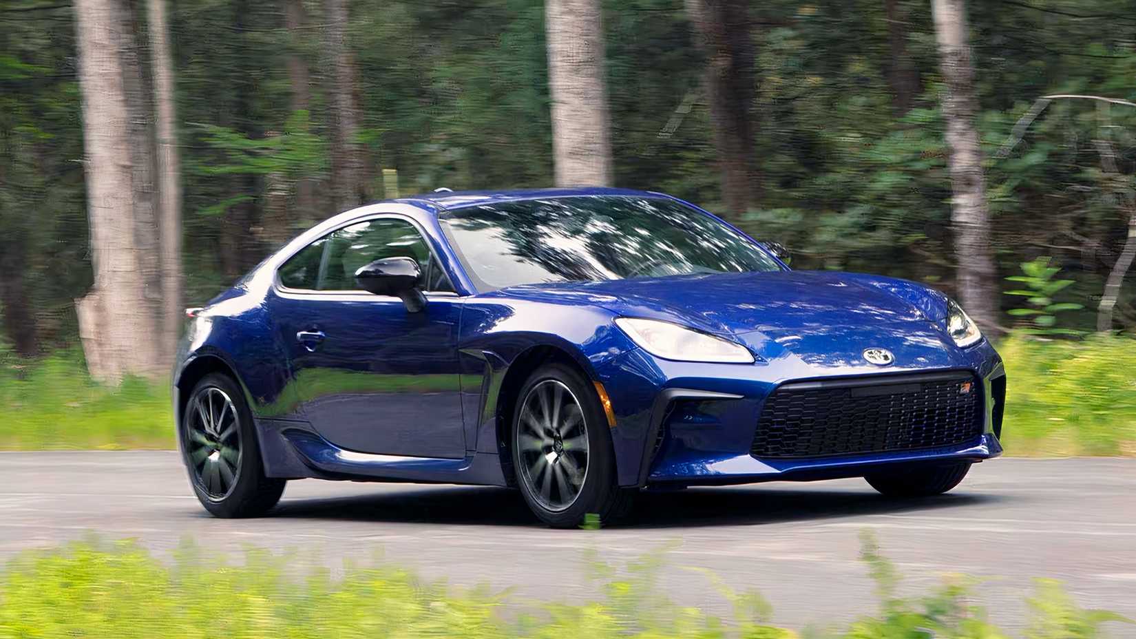 2026 Toyota GR86 Driving On A Forest Road