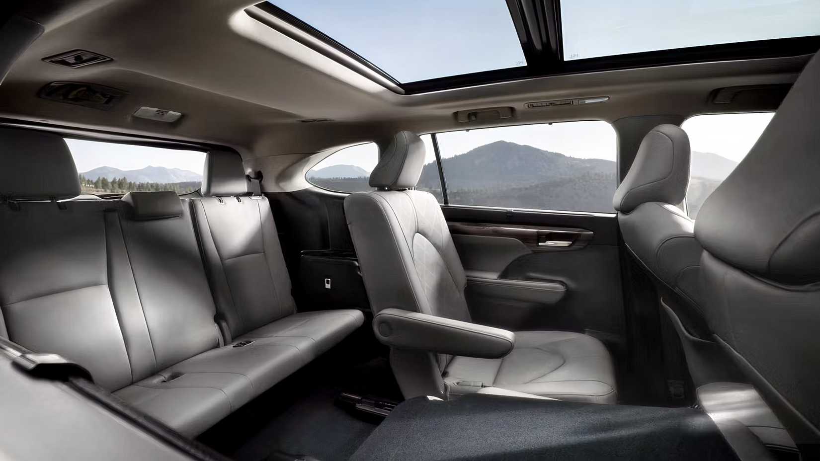 2026 Toyota Highlander Hybrid interior shot shows cabin layout