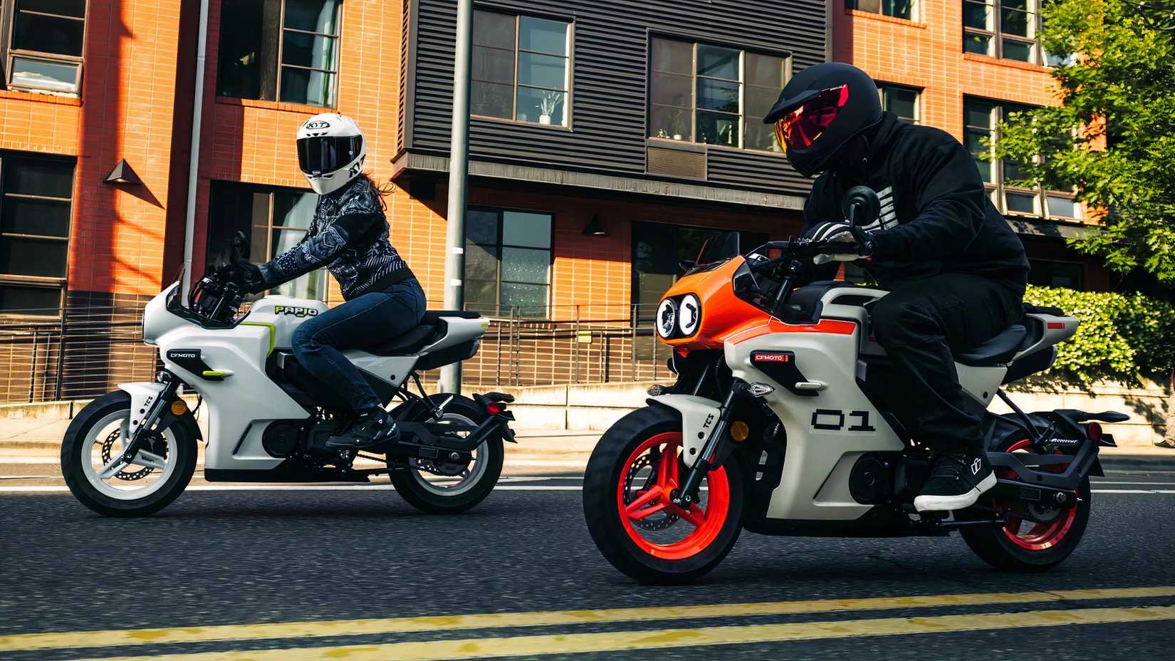 Mini bicicleta CFMOTO Papio SS em ação