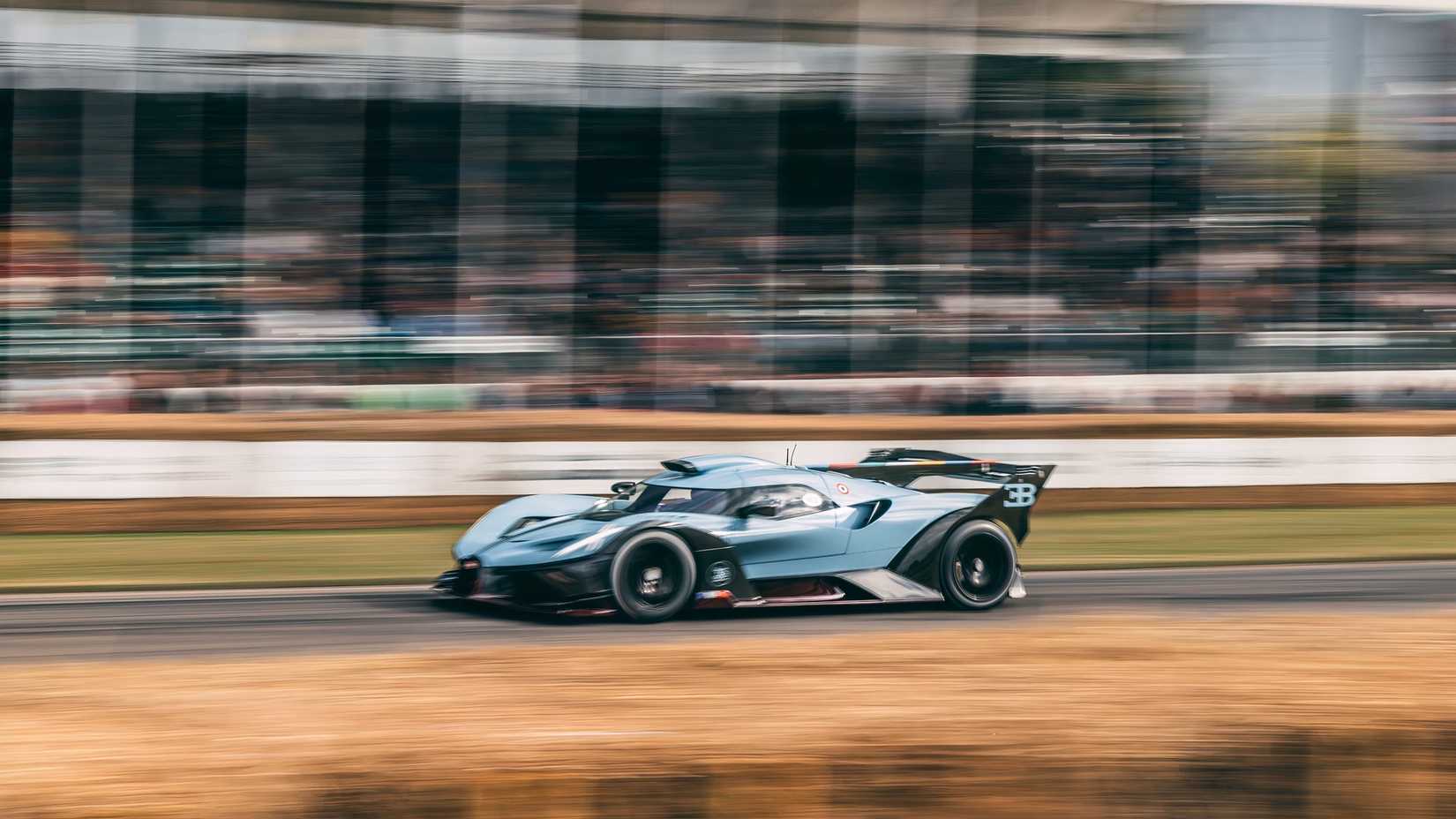 Bugatti Bolide Driving Shot