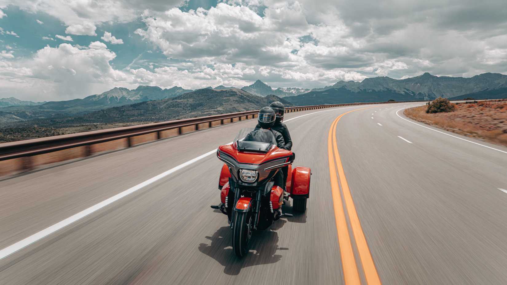 2026 Harley-Davidson CVO Street Glide Limited riding on a highway