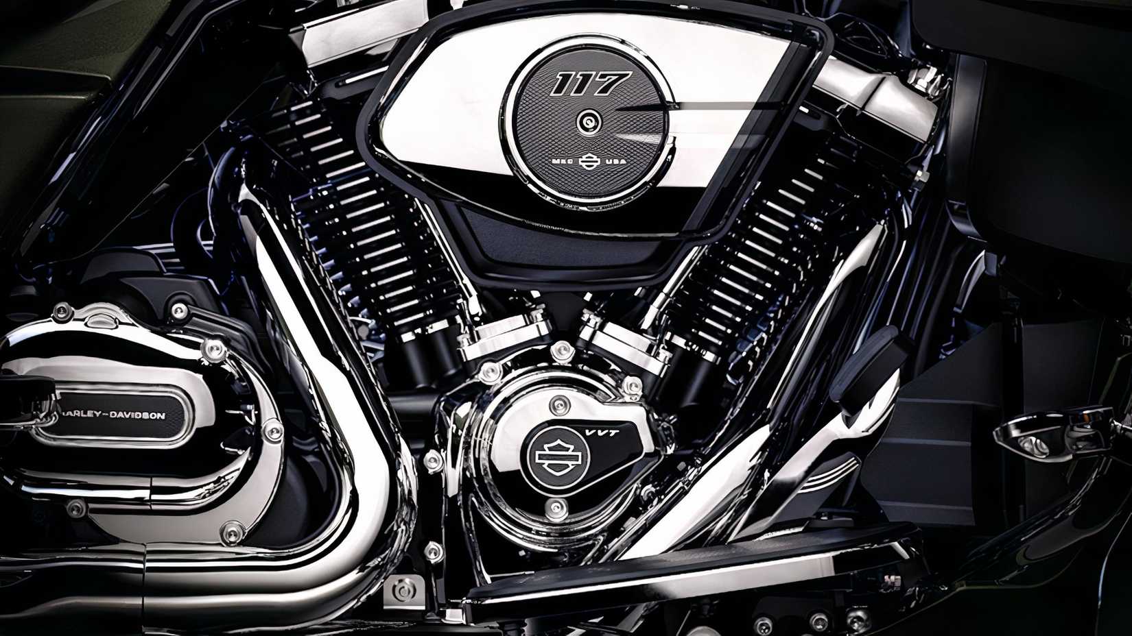 Close do motor Harley-Davidson Street Glide 3 Limited V-Twin