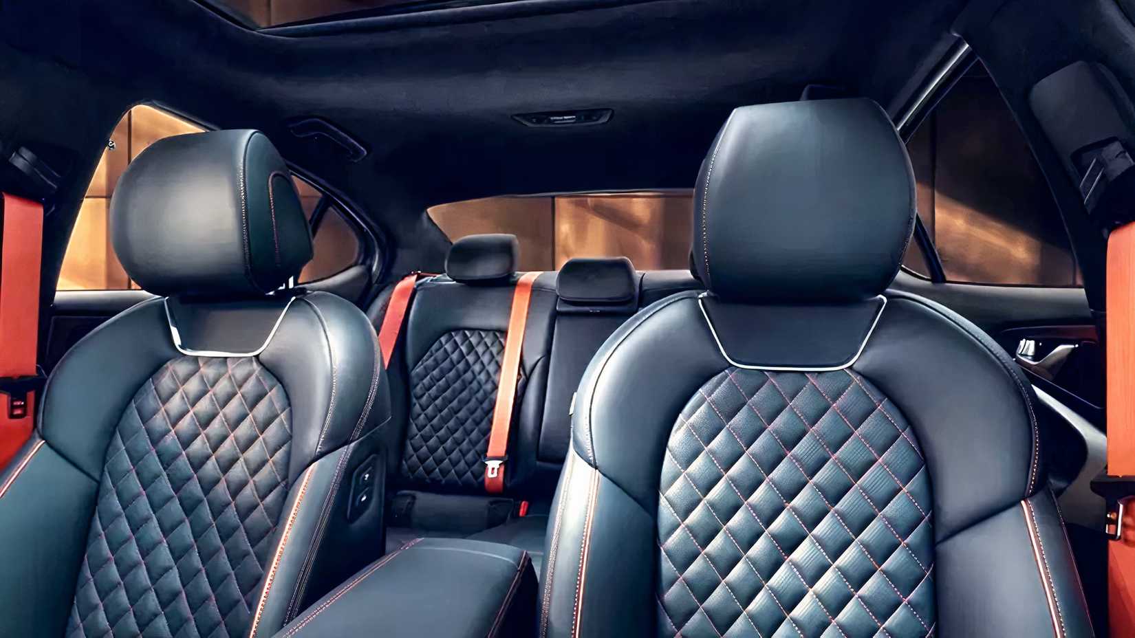 2026 Genesis G70 Prestige Graphite interior showing seating