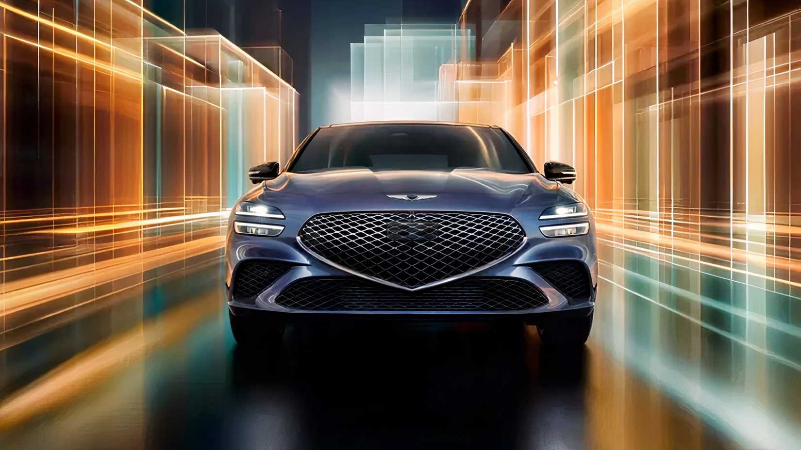 2026 Genesis G70 Prestige Graphite front action