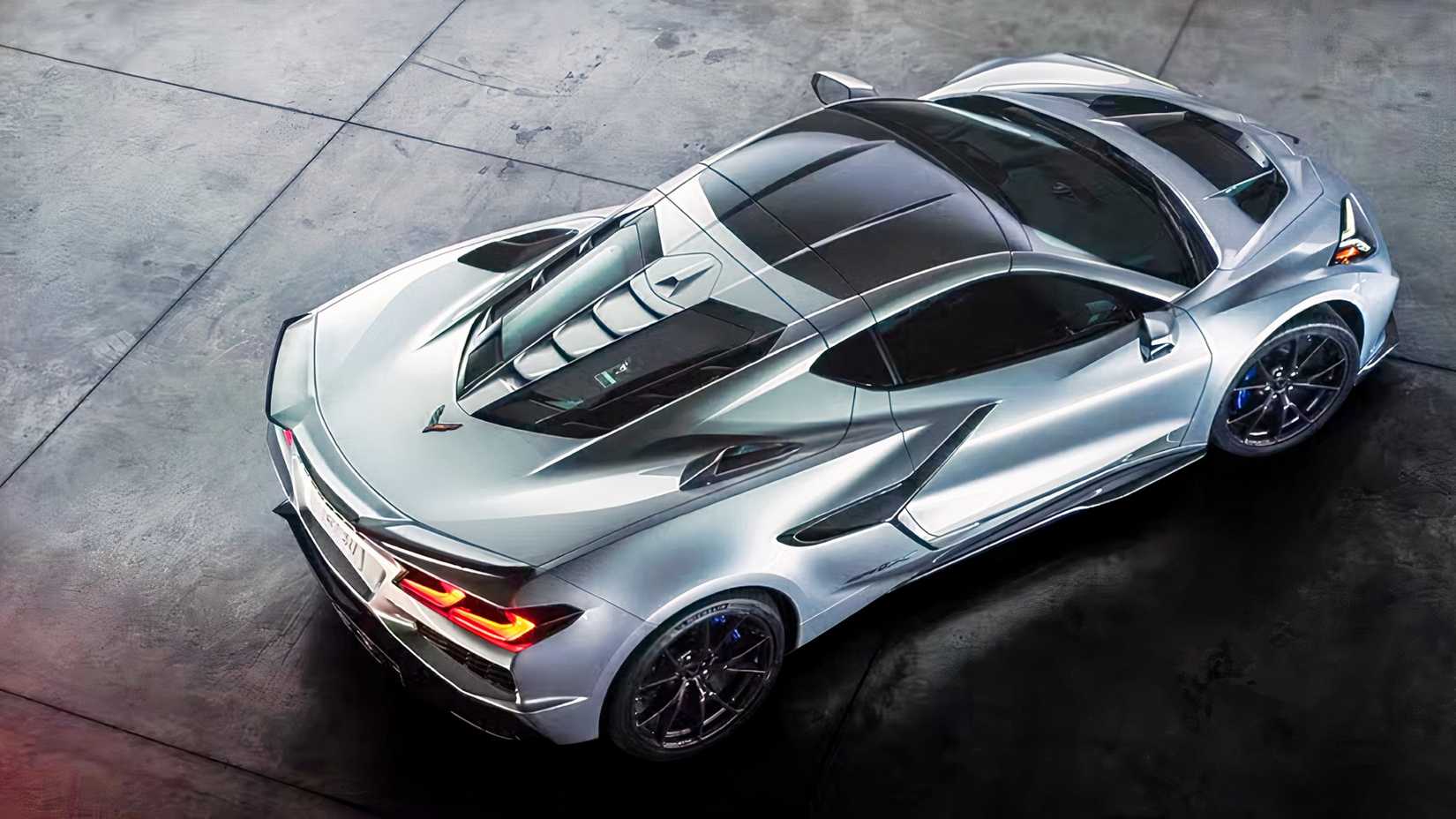 Rear 3/4 shot of the 2027 Chevrolet Corvette ZR1X parked