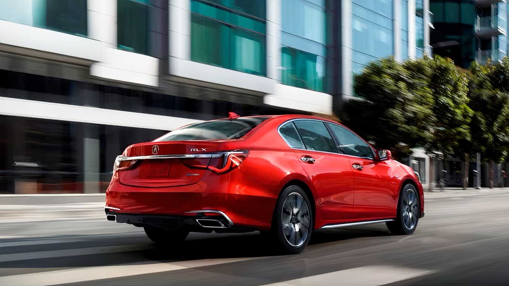 2020 Acura RLX Sport Hybrid Rear 3/4 Action