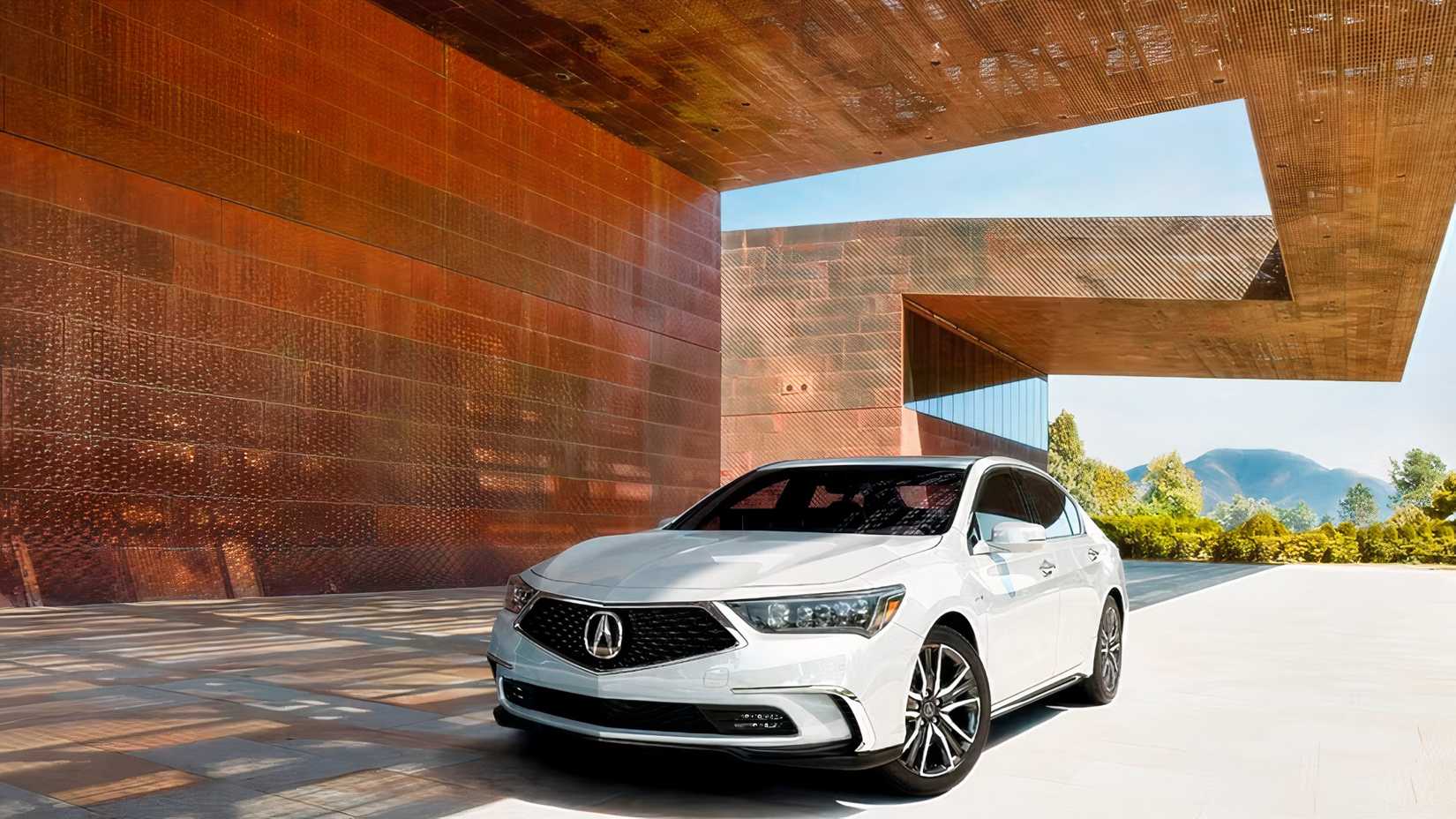 2020 Acura RLX front 3/4 shot parked