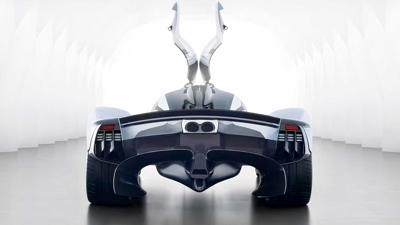 Aston Martin Valkyrie rear shot