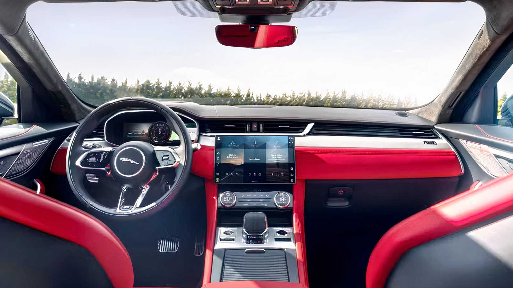 2024 Jaguar F-Pace interior showing cabin