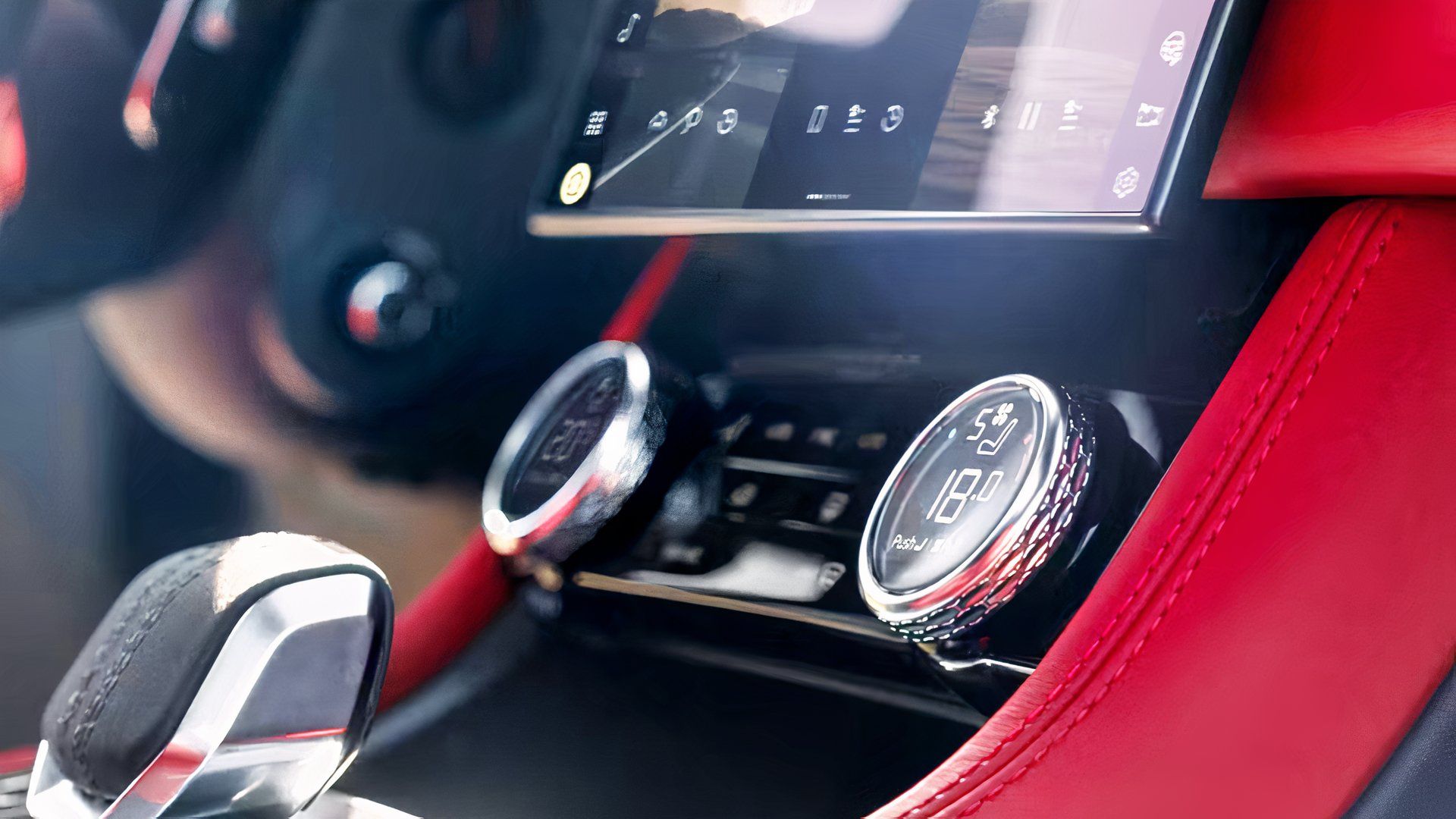2024 Jaguar F-Pace interior showing dash detail