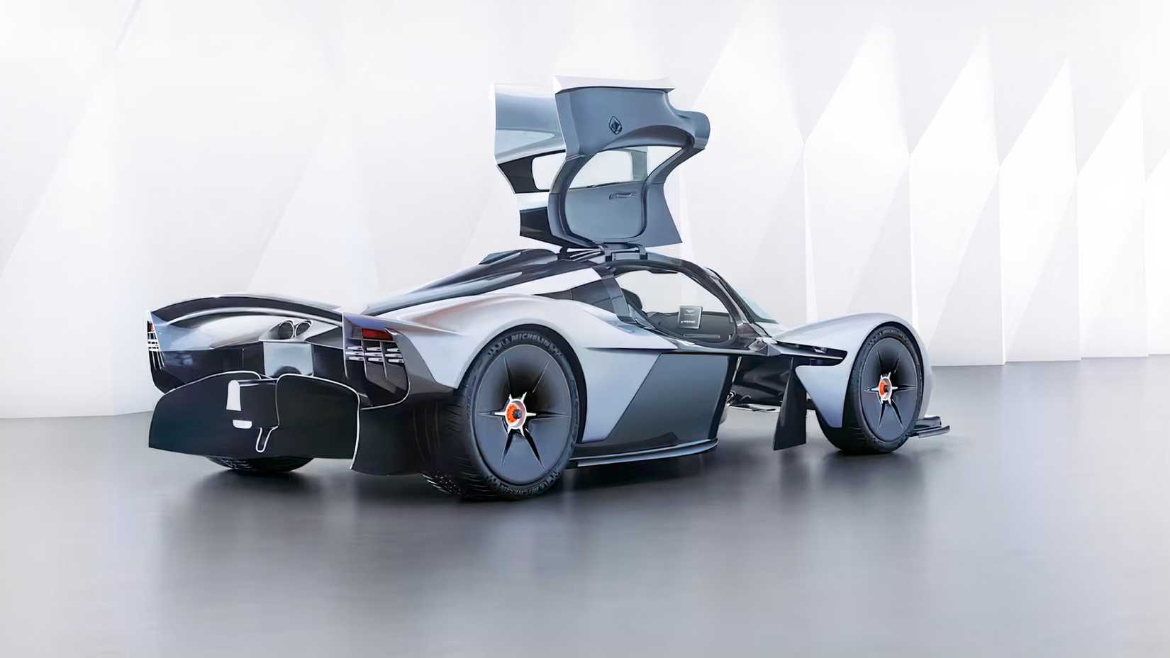 Aston Martin Valkyrie rear 3/4
