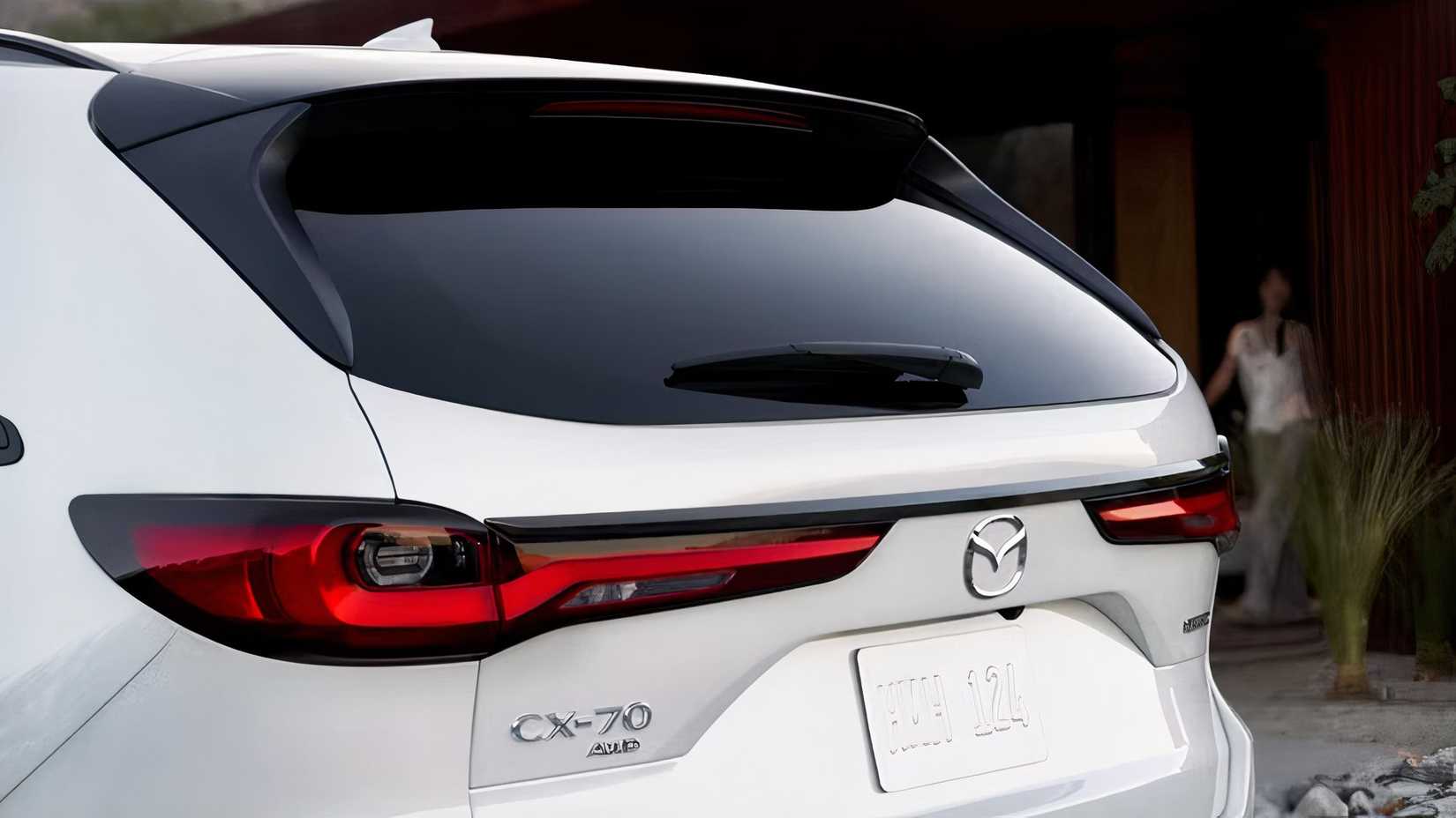2026 Mazda CX-70 PHEV rear close-up
