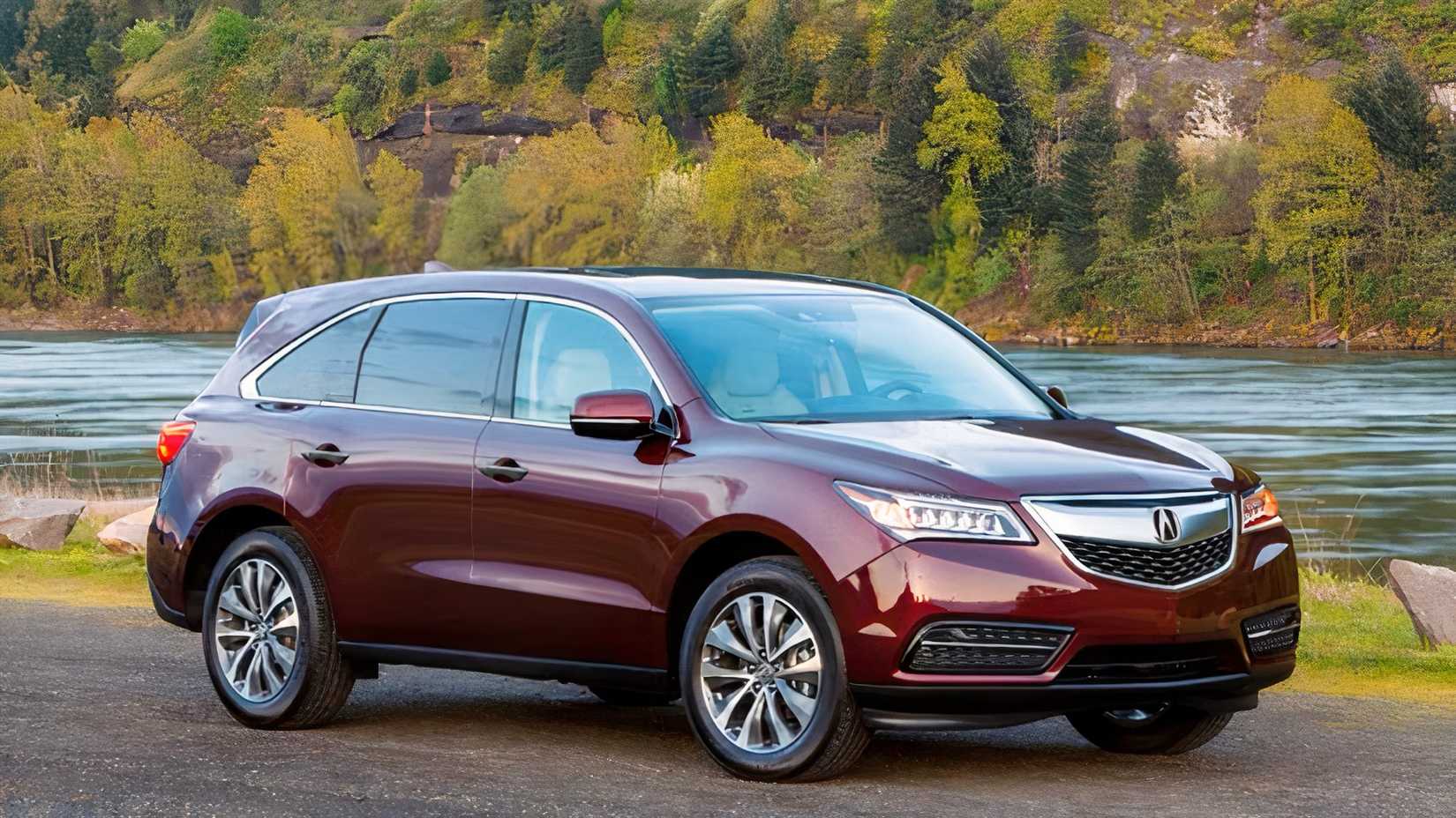 2015 Acura MDX front 3/4 parked
