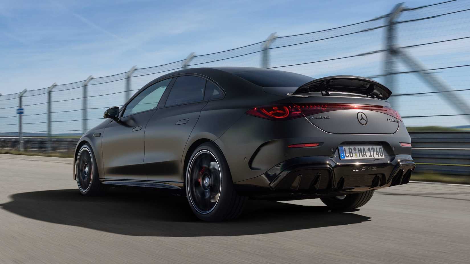 2026 Mercedes-AMG CLA 45 Rear 3/4 Driving Shot