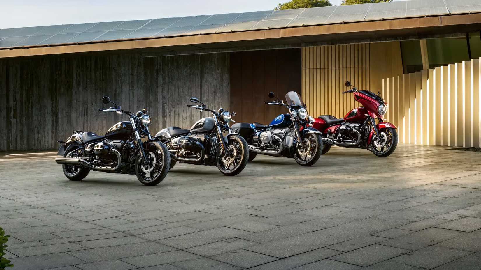 2025 BMW R 18 Lineup with the base R 18, R 18 Roctane, R 18 Classic, R 18 B