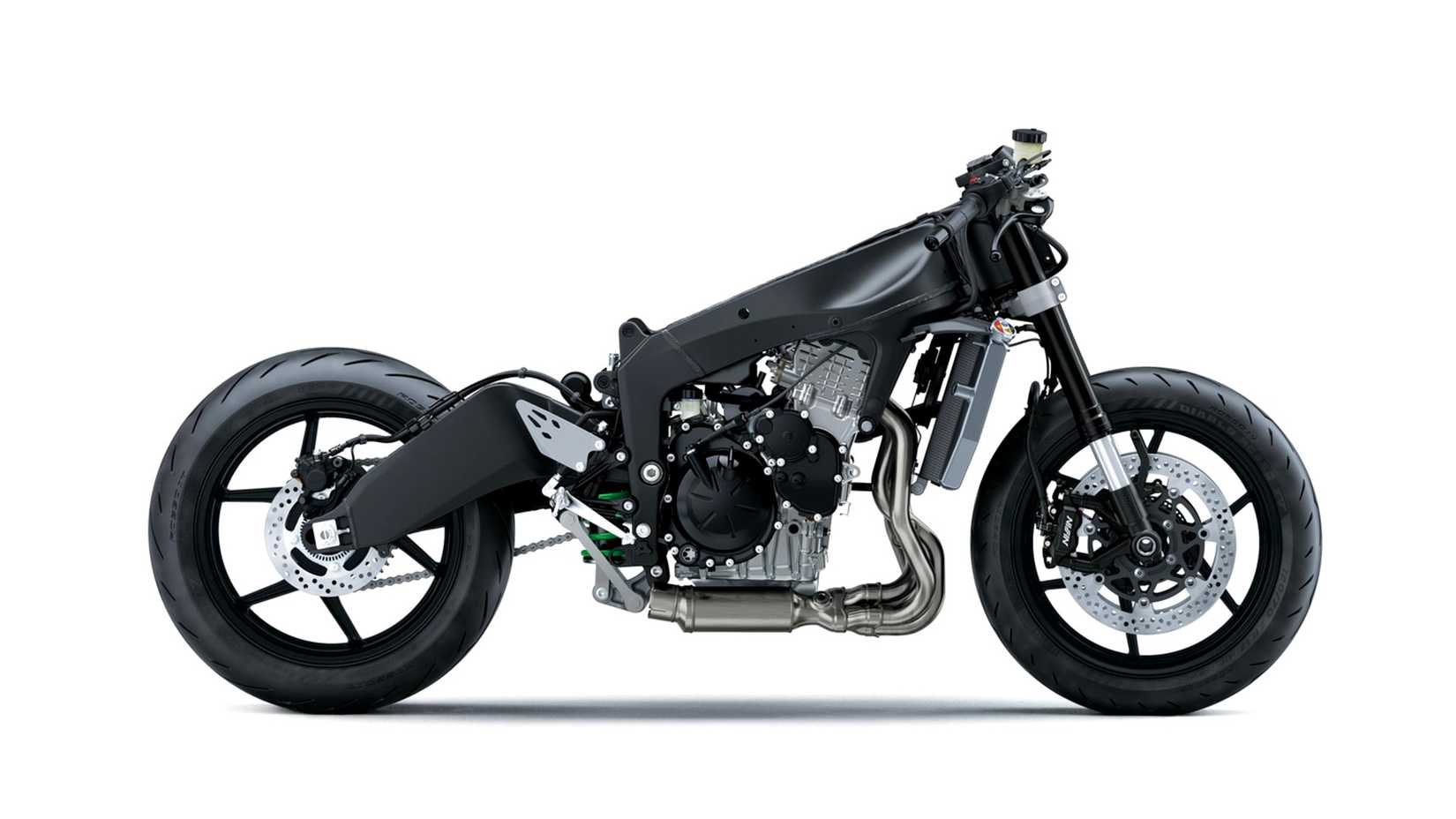 2026 Kawasaki Ninja ZX-6R Chassis Studio Shot