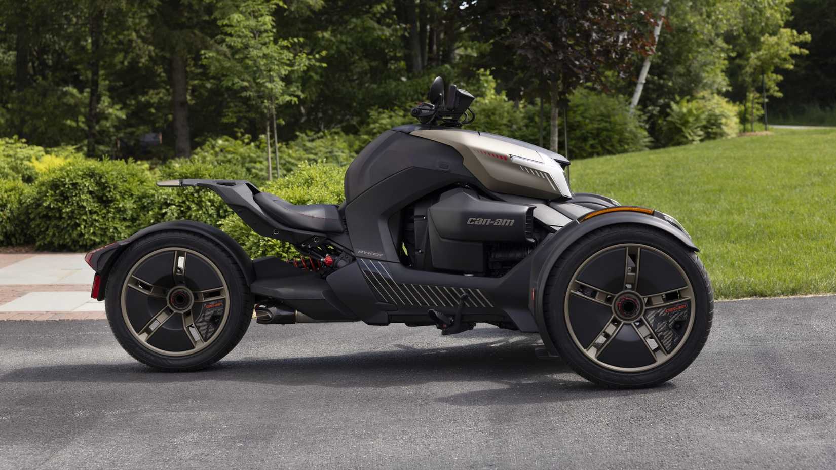 Can-Am Ryker Sport parked side profile view